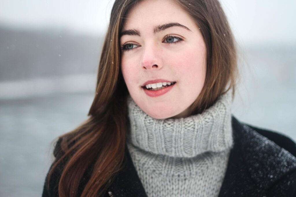 woman, snowing, portrait, winter clothes, winter clothing, knitwear, knitted, cold, snow, nature, fashion, girl, winter, model, young, face, happy, smiling, smile, beauty, adult, female, human, feminine, smile, human, human, human, human, human