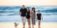 family, beach, people, nature, ocean