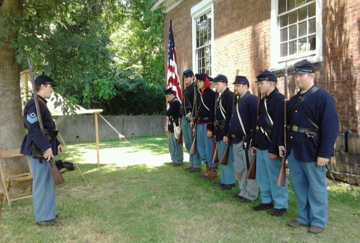 The Cold Harbor Confederate And Union Forces Reenactment