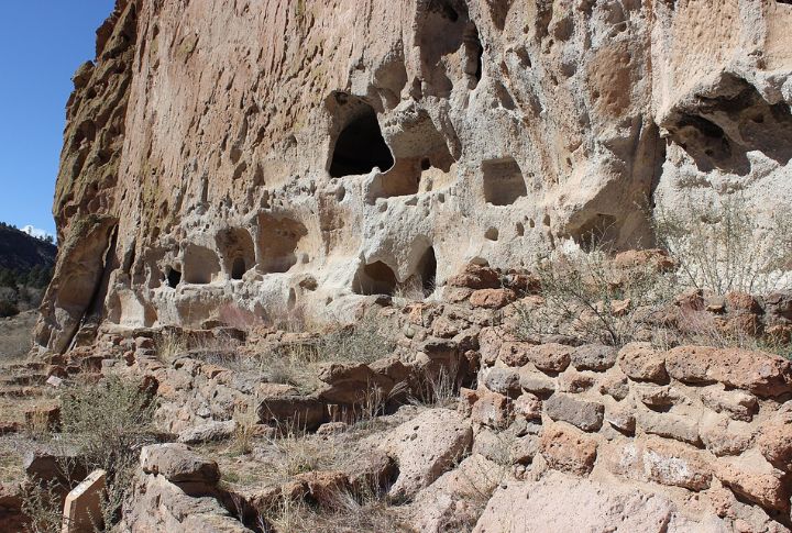 Bandelier Long House: Bandelier National Monument, New Mexico