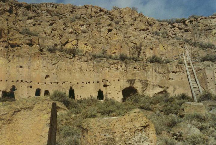 Puye Cliff Dwellings: Near Espanola, New Mexico