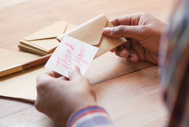 Sending Handwritten Thank-You Notes