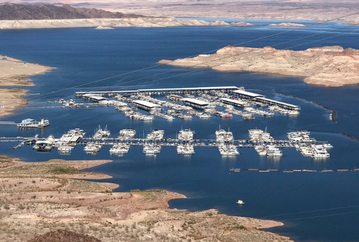 Rail Fragments Beneath Lake Mead