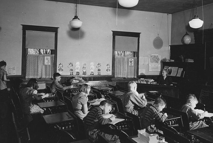 Academic Education Was One-Room Schoolhouses And Chalkboard Lessons