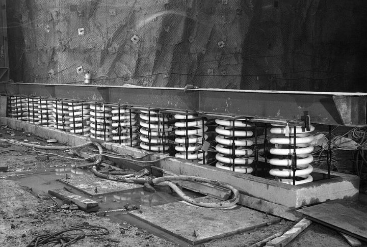 12 Underground Buildings Float On Giant Springs