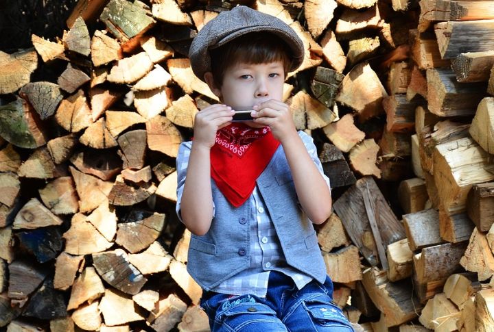 Children Made Music With Whatever They Could Find