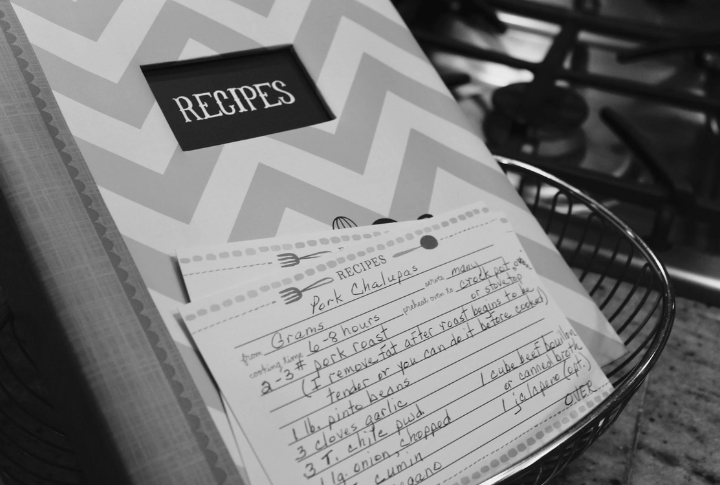 A Handwritten Recipe Book