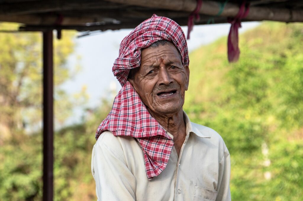 old man, man, portrait, old, elderly, person, india, senior, culture, male