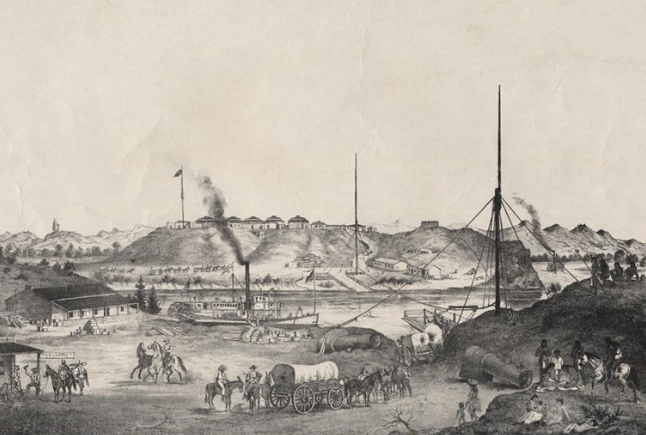 Union Troops Were Stationed Near La Paz To Guard Against Rebellion