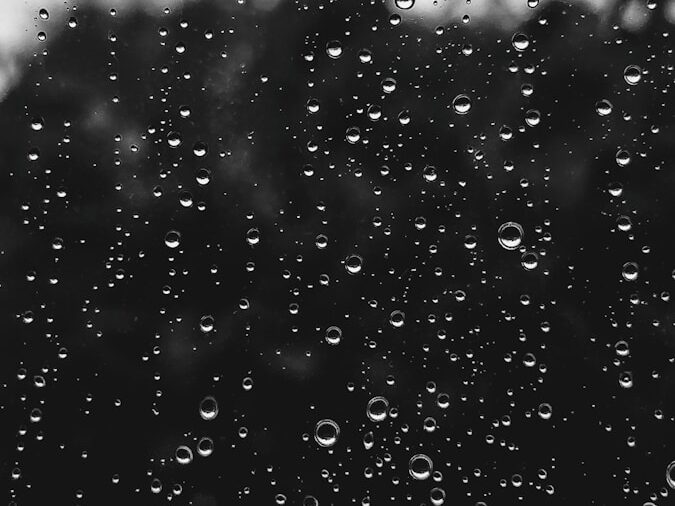 water dew on window