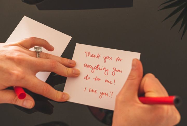 Handwriting Thank You Notes